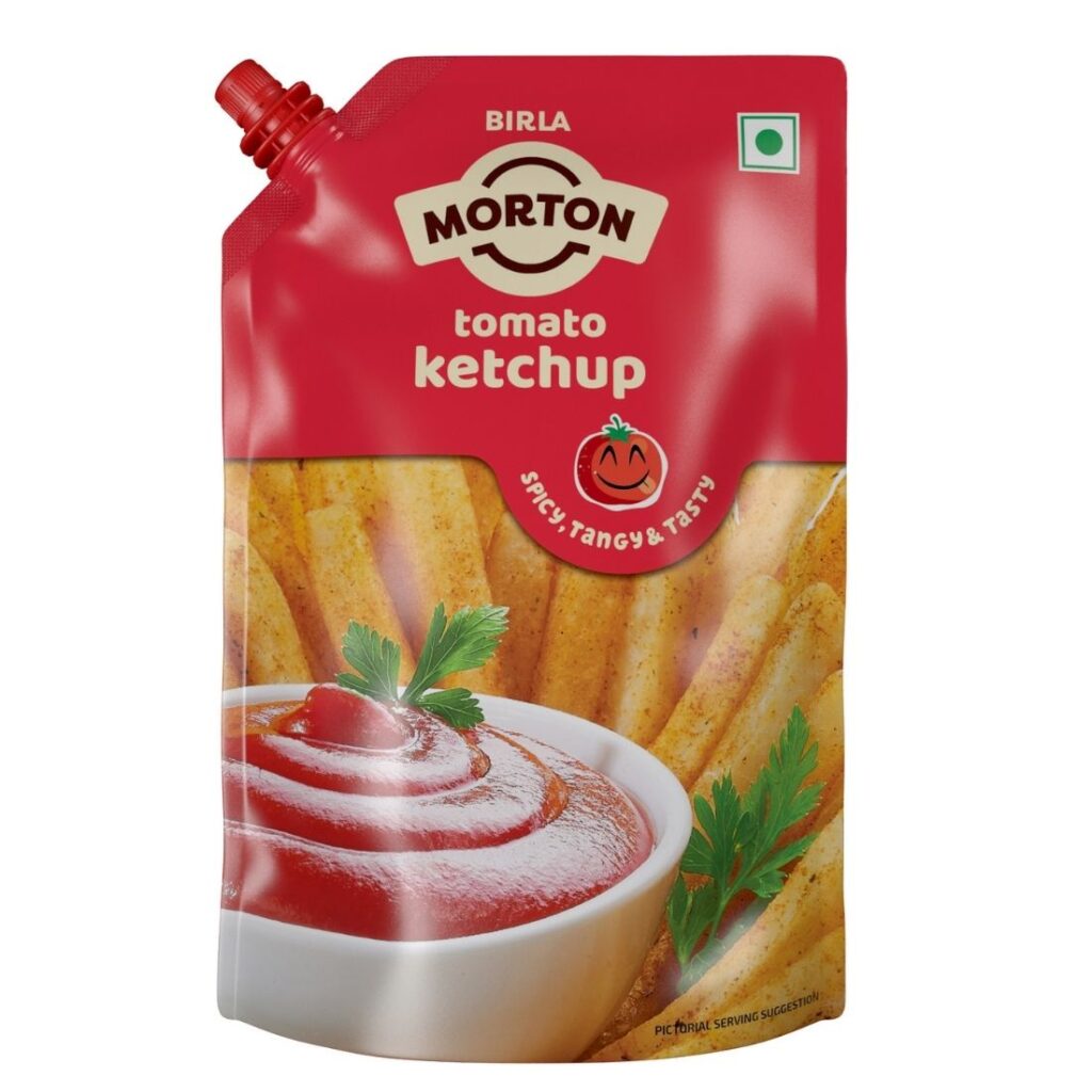 Authentic Tomato Ketchup Pouch Morton India's Finest Blend