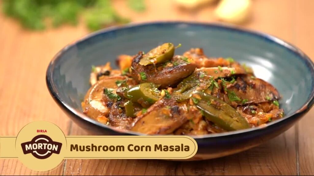 mushroom corn masala