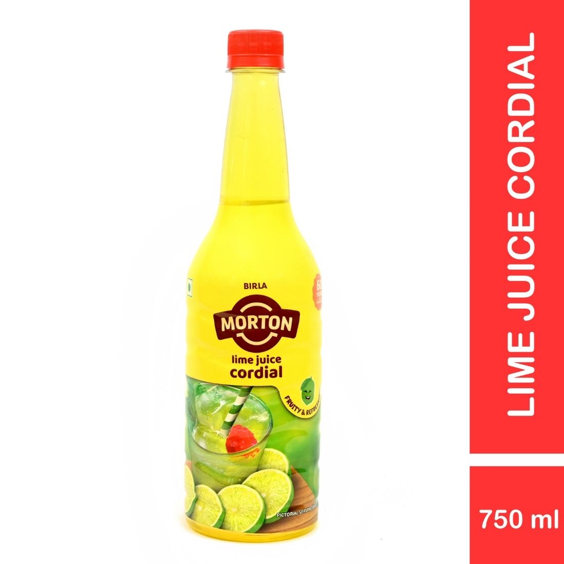 Lime Juice Cordial, 750ml, Zero Trans Fat